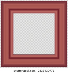 3D wood frame. Squared golden vintage textured wooden border. Vintage cover. Place for text. Vintage antique gold rectangular frames for paintings or photographs. Template vector illustration.