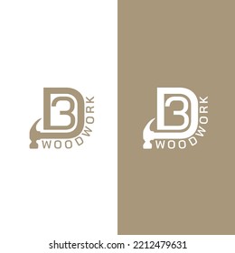 3D woodwork is a unique and elegant logo mark for a woodworking company. Can be used on all digital medias that is website, posts etc and print media too
