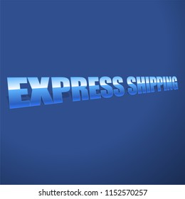 3d words as illustration for logistics, transportation, shipping, delivery