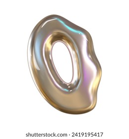 3d y2k chrome glossy silver element. Abstract shape chrome metal render. Y2K form abstract. Vector illustration 3d render.