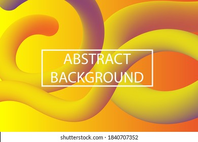 3d yellow color modern style abstract background