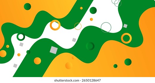 3D yellow green abstract background overlap layer on bright space with flowing waves decoration. Modern graphic design element cutout style. presentation in design