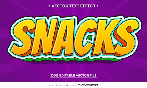3D yellow green text effect Outlined graphic style on abstract purple background