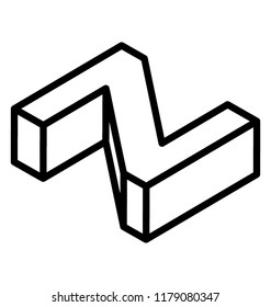 
3d z having attractive and beautiful shape 
