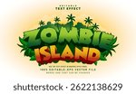 3D Zombie Island text effect - Editable text effect