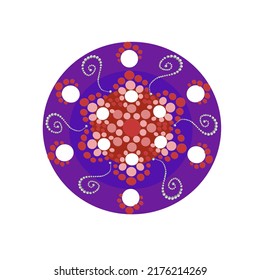 3d,abstract circle background, beautiful mandala pattern, vector illustration