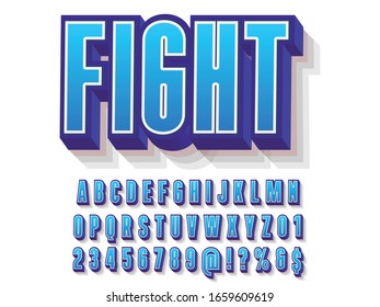 3dFont alphabet Script Typeface handcrafted handwritten vector label design old style. vintage Hand Drawn.Retro Typography.Vector Illustration.name fight