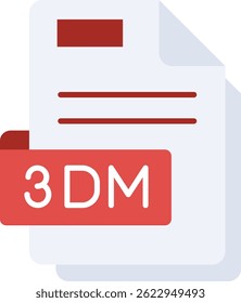 3dm Line vector Icon Design