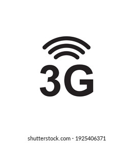 3g Icon Symbol Sign Vector