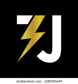 3J logo design by combining lightning images. and very suitable for your company and community logo. with a simple, modern design. Vector EPS 10.