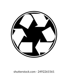 3R Sign, Reduce, Reuse, Recycle Icon Symbol, can use for Pictogram, Apps, Website, Environmental Poster Theme, Logo Gram, Label, Mark or Graphic Design Element. Vector Illustration