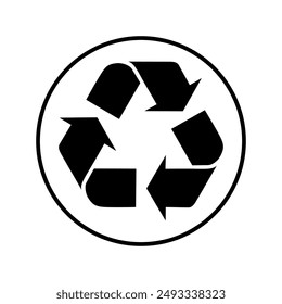 3R Sign, Reduce, Reuse, Recycle Icon Symbol, can use for Pictogram, Apps, Website, Environmental Poster Theme, Logo Gram, Label, Mark or Graphic Design Element. Vector Illustration