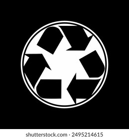 3R Sign, Reduce, Reuse, Recycle Icon Symbol, can use for Pictogram, Apps, Website, Environmental Poster Theme, Logo Gram, Label, Mark or Graphic Design Element. Vector Illustration