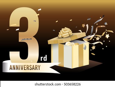 3rd Anniversary background