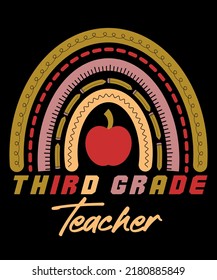 3rd Grade Teacher Back To School Design