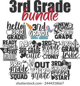 3rd Grade Vector Designs Bundle