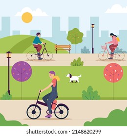 3rd June World Bicycle Day illustration vector image
