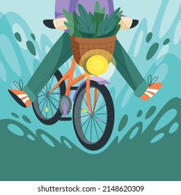 3rd June World Bicycle Day Illustration Vector Image
