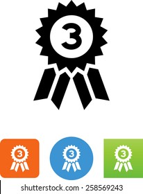 3rd place ribbon icon
