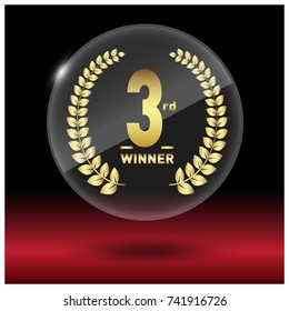 3rd place winner symbol