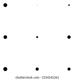 3x3 circles dots variation design. Dotted, speckles, freckles 