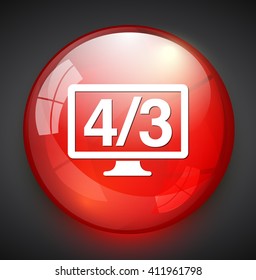 4 / 3 display icon