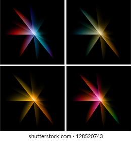 4 Abstract vector backgrounds