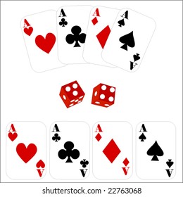 4 aces and dice