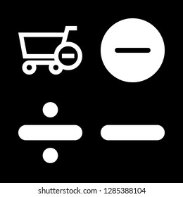 4 add icons with minus and division in this set
