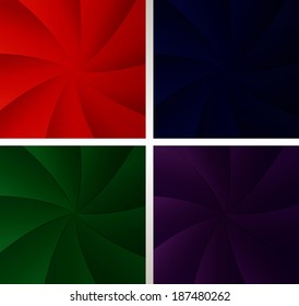 4 background color template. vector