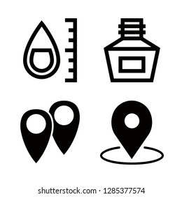 4 banner icons with placeholders and ink in this set