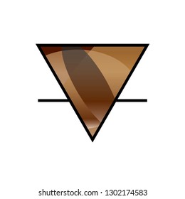 4 basic elements Earth in triangle