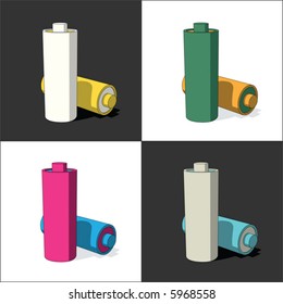 4 battery (vector)