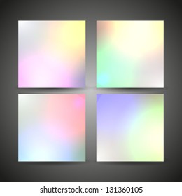 4 Blur Color Backgrounds