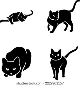 4 Katzenglyptosymbole