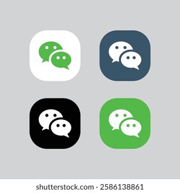 4 chat app icon pack