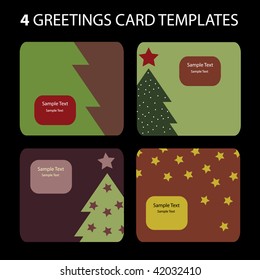 4 Christmas Cards