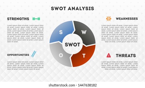 Round Diagram Divided Into 3 Colorful Stock Vector (Royalty Free ...