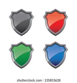 4 color Glossy Shield