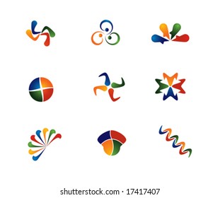 4 Color Logo Abstract