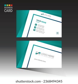 4 colored vector business card design for corporate and any company use