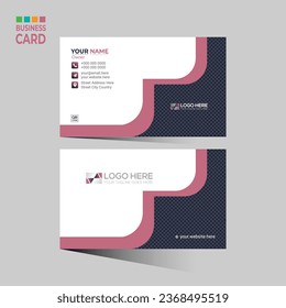 4 colored vector business card design for corporate and any company use