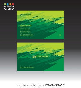 4 colored vector business card design for corporate and any company use