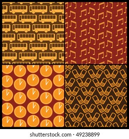 4 Colorful Abstract Backgrounds