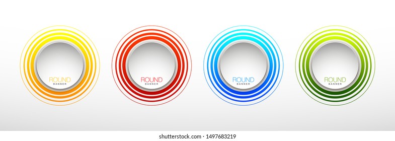 4 components chart make up something. Modern business circle infographics four options banner. Vector layout piece chart workflow. 4 piece diagram number component. Four step up options for web design