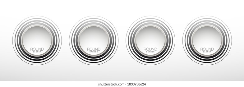 4 components chart make up something. Modern business circle infographics four options banner. Vector layout piece chart workflow. 4 piece diagram number component. Four step up options for web design