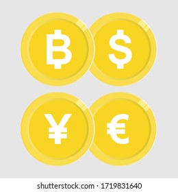 4 countries currencies in simple terms