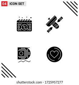 4 Creative Icons Modern Signs and Symbols of buy; transmitter; day; broadcasting; scince Editable Vector Design Elements