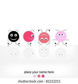  4 cute icon collection