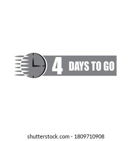4 days to go counter for marleting